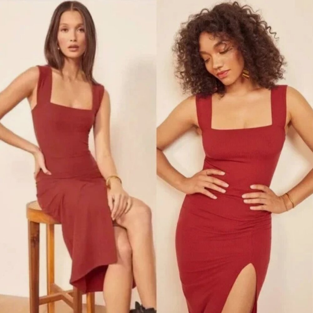 Reformation Cassi Knit Dress Size Small
